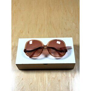 Velvet Canyon Disco Inferno Oversized Red Brown Square Sunglasses UV400 Womens F